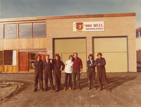 1973 - Opening vestiging Binnenbaan 32 te Rhoon