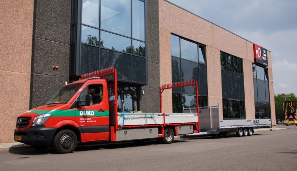 Materiaalwagen opmaat gemaakt voor BUKO Infrasupport