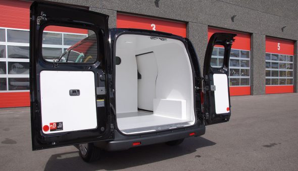 Geïsoleerde bestelwagen zonder ingebouwd in Volkswagen Transporter inclusief koelmachine