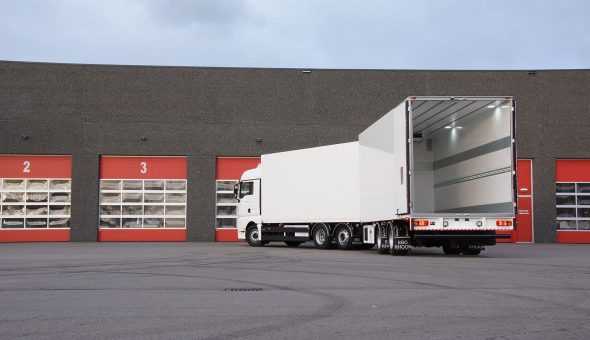 Isotherm motorwagen carrosserie gebouwd op Scania motorwagen