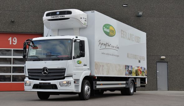 Multitemp truck opbouw voor Totaalvers met koelvries carrosserie