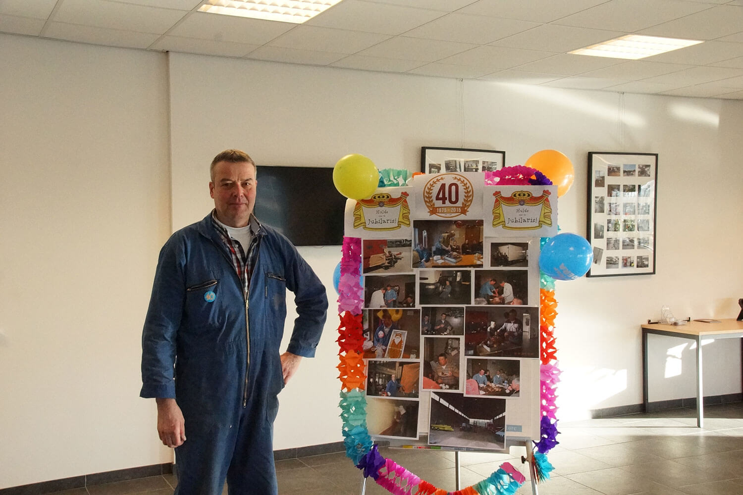 Johan van Nielen 40 jaar in dienst