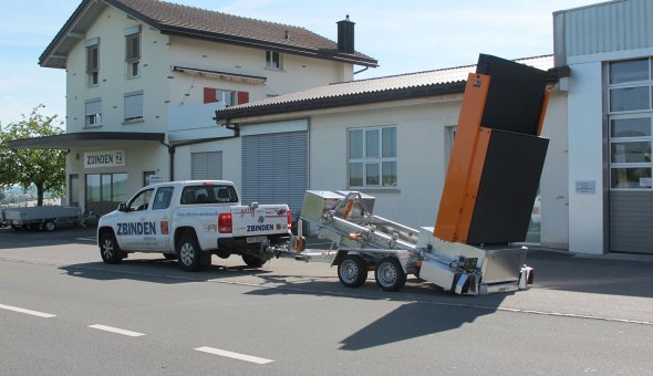 De eerste set Totems geleverd aan onze Zwitserse dealer Zbinden Posieux