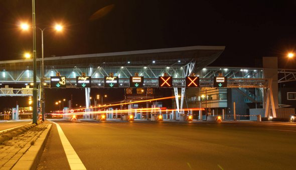 Permanente bermdrip type 3C op N62 bij de Westerscheldetunnel aangestuurd met Traffic Fleet