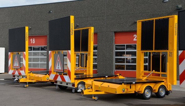 Heijmans Materieelbeheer investeert in tien solar tekstwagens