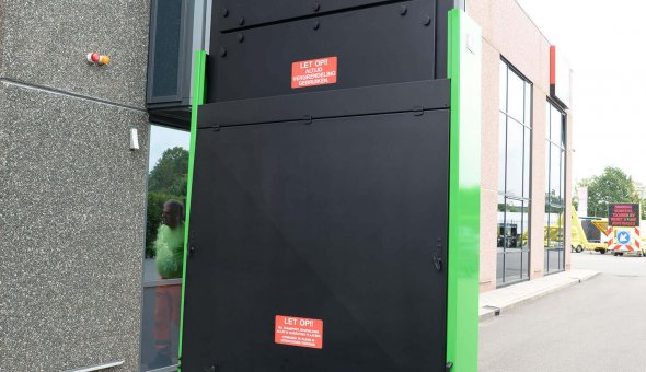 Tekstkar geleverd aan Vevon met matrixboard van Swarco