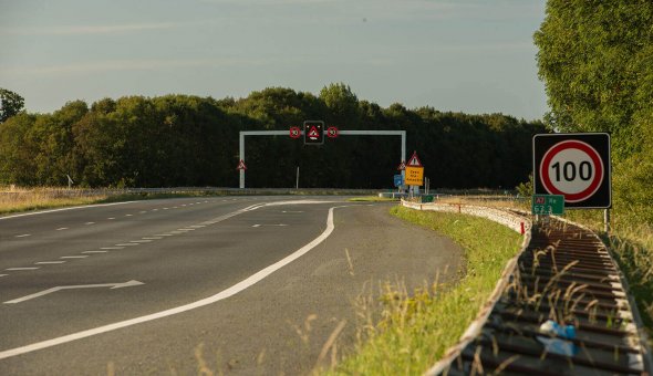 Tijdelijke rijstrooksignalering - TRS voor Traffic & More groot onderhoud Afsluitdijk