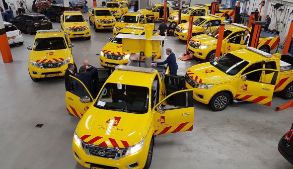 14x Nieuwe WIS-voertuigen voor Provincie Zuid-Holland met Flitsmeister en koppeling verkeerscentrale