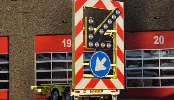 Gebruikte pijlwagen actiewagen solar ombouw occasion