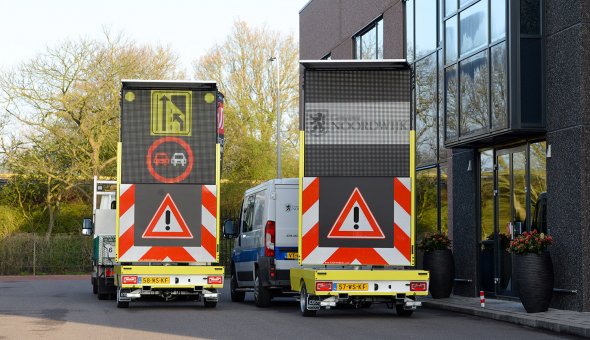 2x Solar Tekstwagen voor de Gemeente Noordwijk