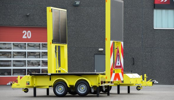 2x Tekstwagen Solar geleverd aan Versluys Verkeerstechniek