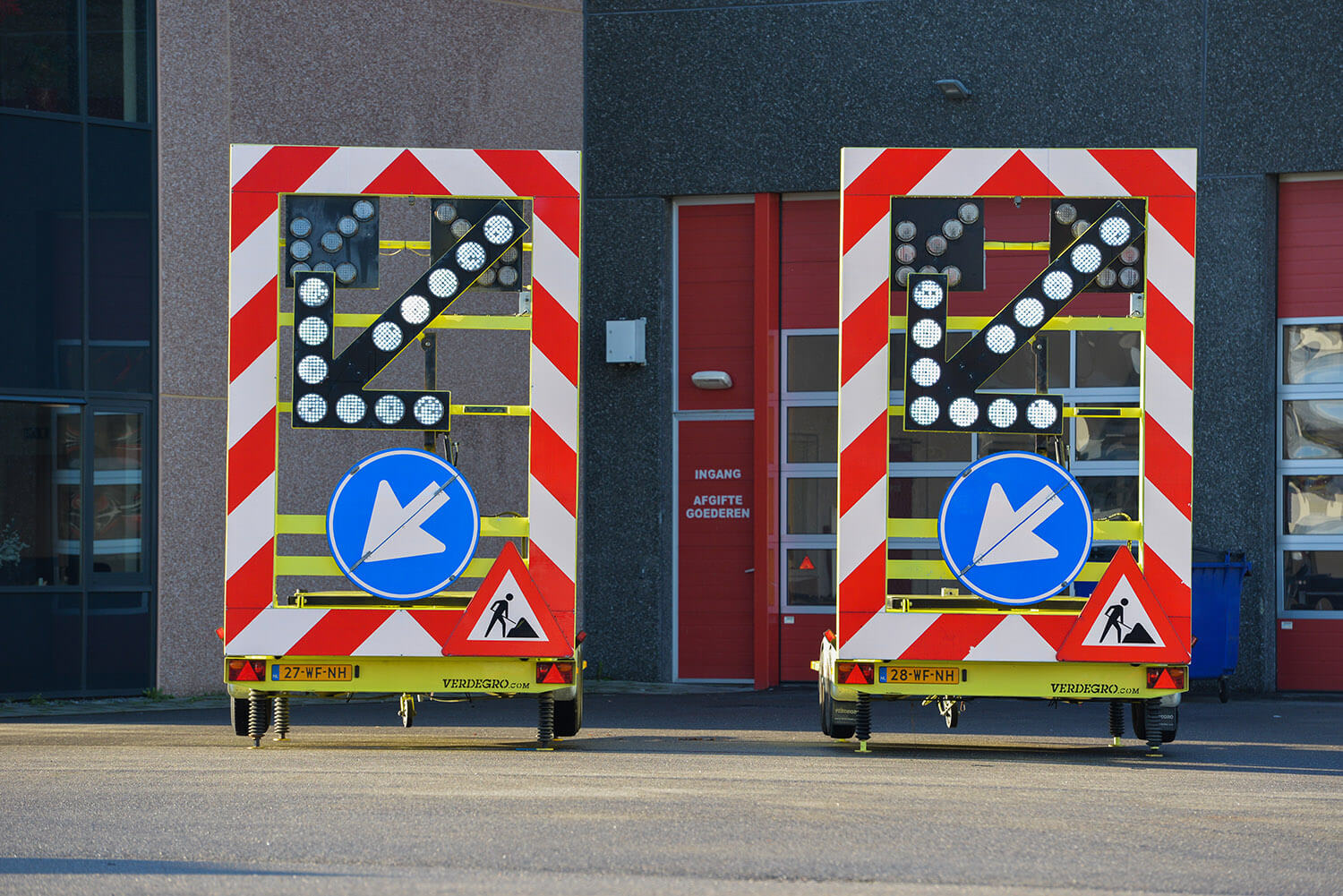 Actiewagen Verdegro met splitspijlfunctie - pijlwagen occasion