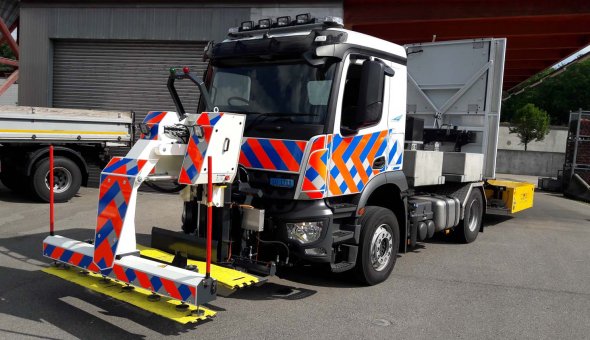 Andreasstrippenlegger RAPTOR 2M voor het veilig plaatsen van Andreasstrippen