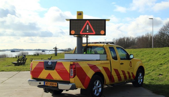 Autodrips equipped with GO112 and tablet control for the road supervisors of the Province of South Holland