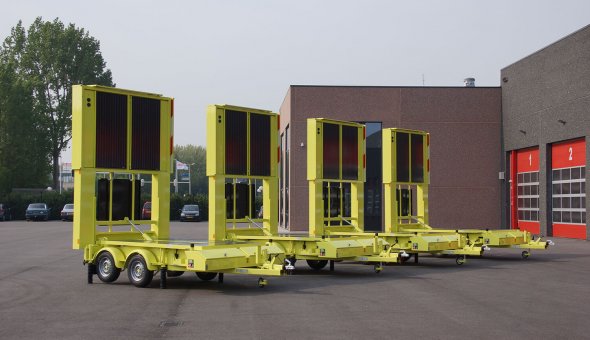 City counsel Amsterdam invest in four full-colour VMS-trailer wit 112x80 pixels