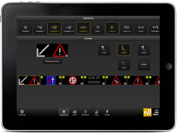 Control your VMS with a tablet and Traffic Fleet application