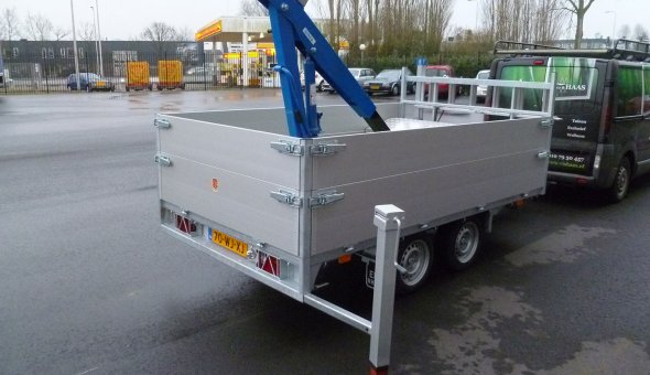 Custom built trailer such as box van trailers with plywood panels