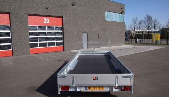 Custom made trailers used as transporter