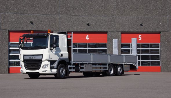 Heavy Duty platform truck bodies with alumium sides and hardwood