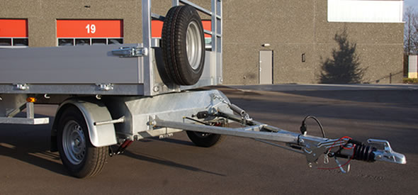 Strong and durable bogie trailer destined for heavy duty usage