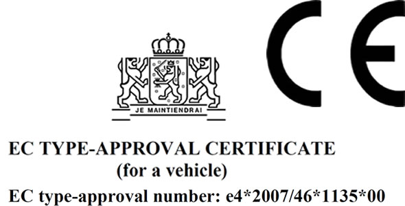 VMS-trailer applies to the ECE approval and CE-marking