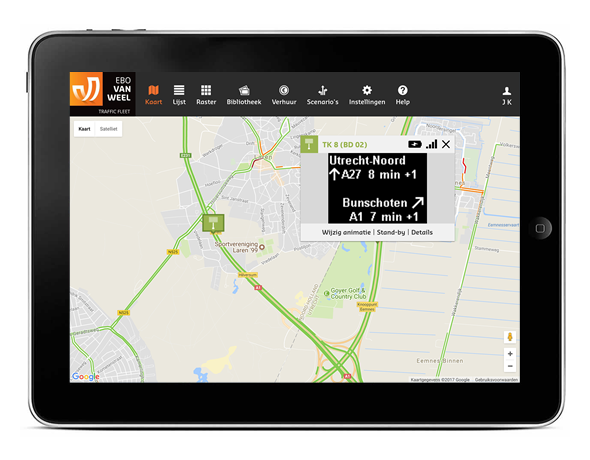 Dynamic travel time information based on Floating Car Data and Google traffic information