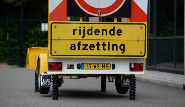 Arnhem Diamant chooses for Traffic warning trailer