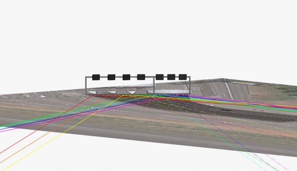 Installation 7x Portal Drips (Berm Drip Type 3C) for better traffic flow at counters of the TESO ferry service