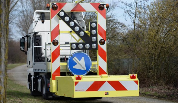 1x TMA Truck mounted attenuator for Combinatie Wegwijs-BUKO